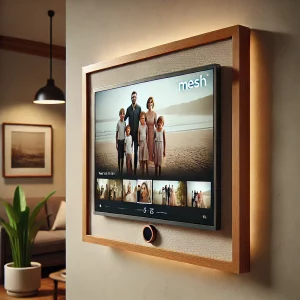 tranh kỹ thuật số từ màn hình cũ