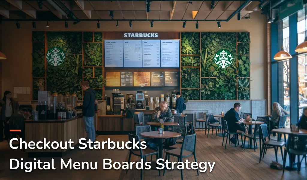 màn hình điện tử, digital signage, màn hình quảng cáo, màn hình quảng cáo Starbucks, giải pháp màn hình điện tử, màn hình quảng cáo cho cửa hàng, màn hình điện tử cho doanh nghiệp, giải pháp cửa hàng thông minh, màn hình LED quảng cáo